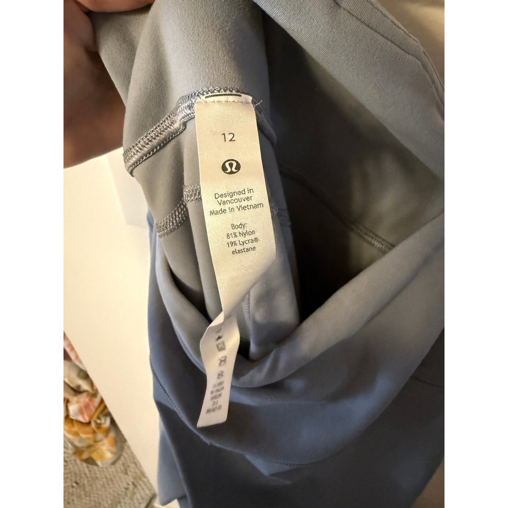 Lululemon‎ Groove Super High Rise Flared Pant Nulu Grey Size 12 LW5EZ9S - Picture 8 of 13